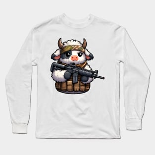 Fluffy Cow Long Sleeve T-Shirt